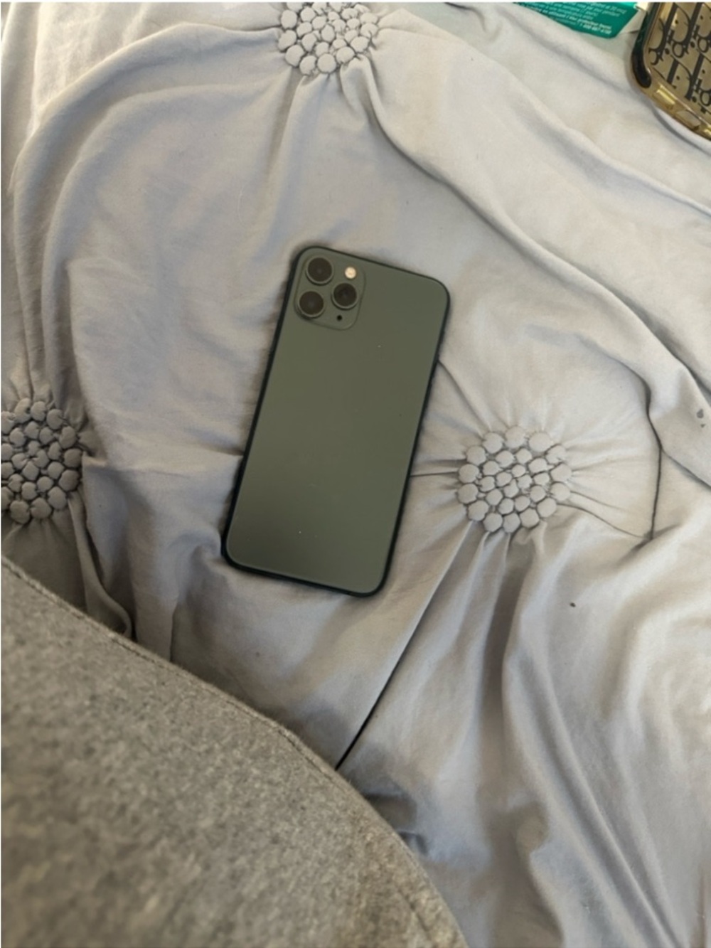 Matte Dark Green phone 11 pro